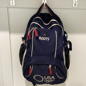 Roots Olympic 2004 back pack, vintage. Pre-owned.